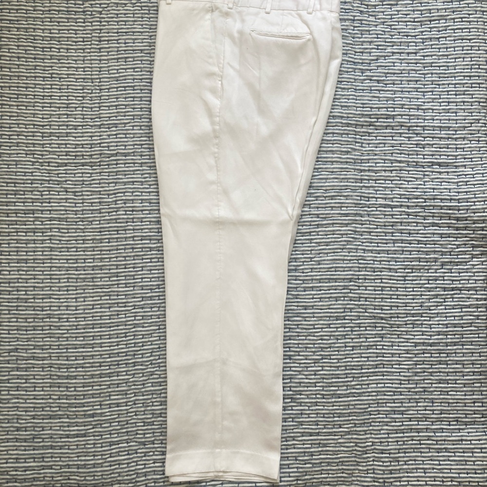 Perry Ellis White linen Dress Pants